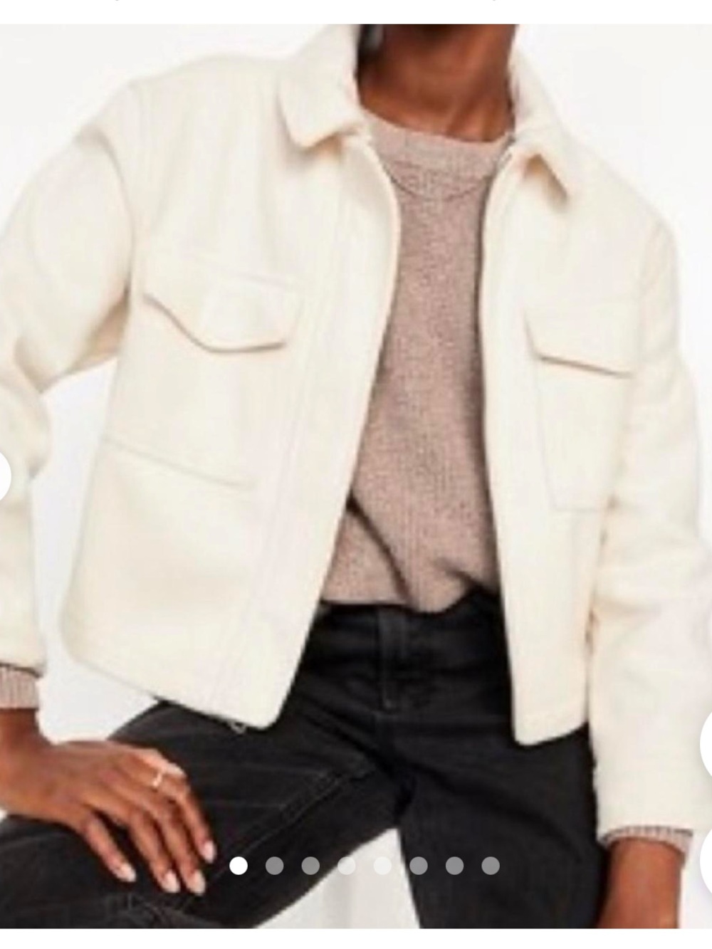Old Navy XXL TALL Zip Up BOXY Cropped Jacket